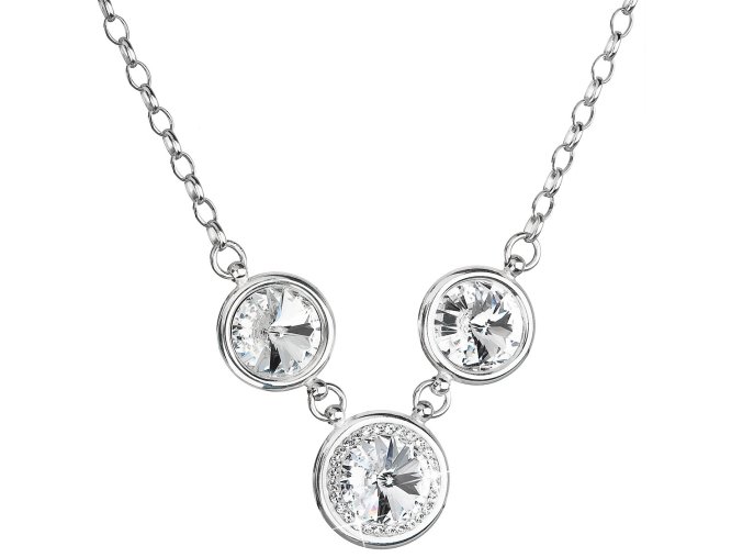 NÁHRDELNÍK SE SWAROVSKI ELEMENTS 32033.1 KRYSTAL