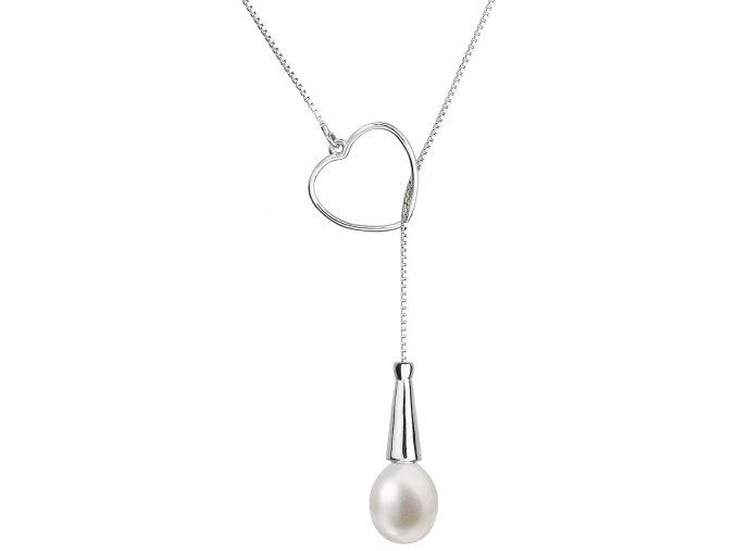 Stříbrný perlový náhrdelník 22026.1
