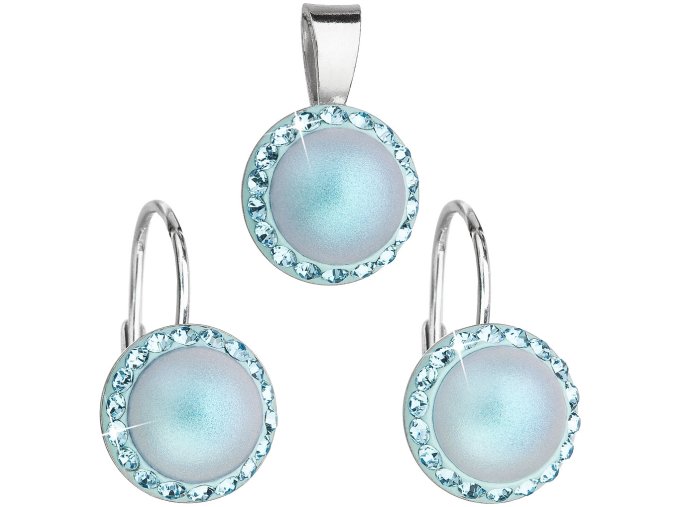 SOUPRAVA SE SWAROVSKI ELEMENTS 39091.3 LIGHT BLUE