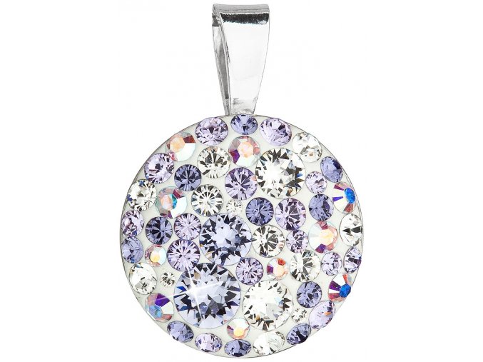 Přívěsek se Swarovski Elements 34225.3 VIOLET