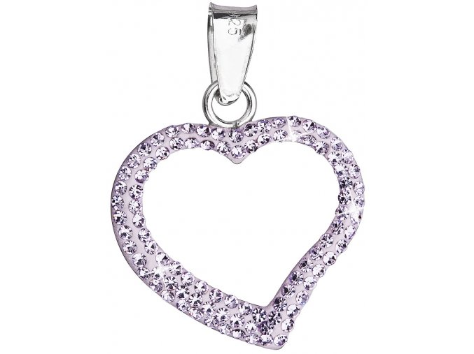 Přívěsek se Swarovski Elements 34093.3 VIOLET