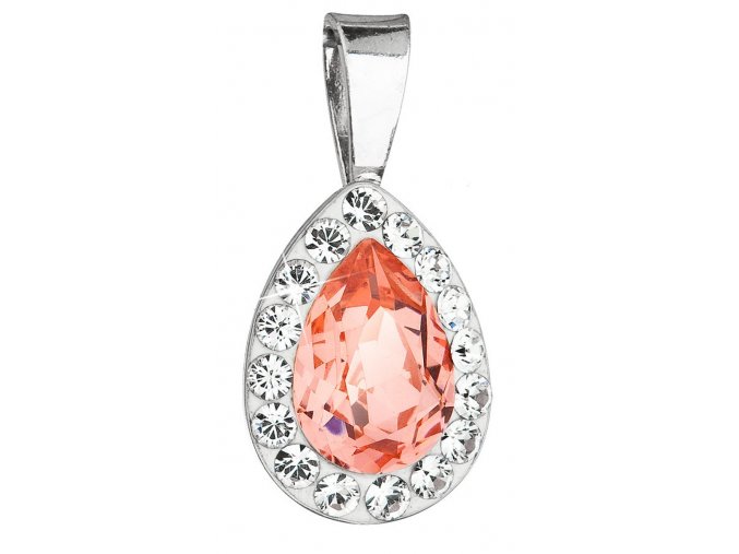 Přívěsek se Swarovski ELEMENTS 34252.3 ROSE PEACH