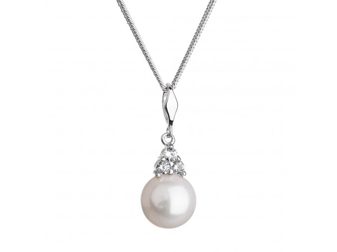 Stříbrný perlový náhrdelník 22033.1