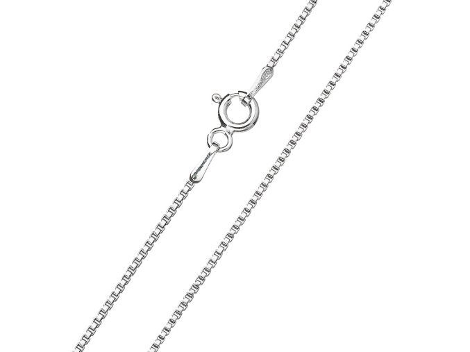 Stříbrný řetízek - Venezia - rhodiovaný