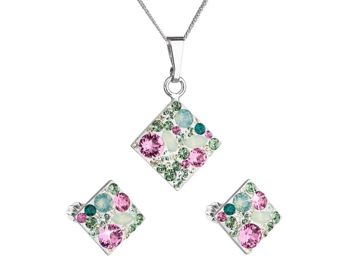 SOUPRAVA SE SWAROVSKI ELEMENTS 39126.3 CHRYSOLITE