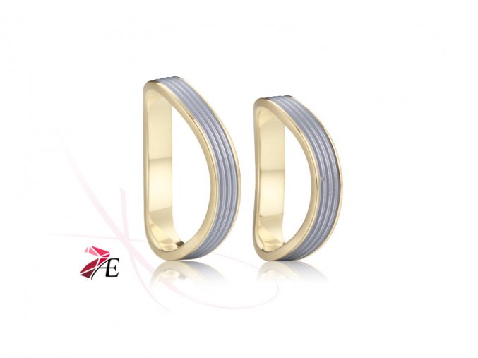 Ocelové snubní prsteny - 029 - Oidipus a Iokasté