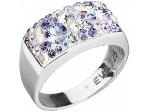 Prsten se Swarovski Elements 35014.3 violet