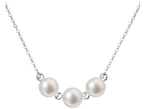Stříbrný perlový náhrdelník 22017.1
