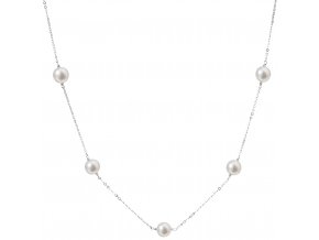 Stříbrný perlový náhrdelník 22015.1