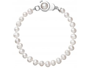 Stříbrný perlový náramek 23006.1