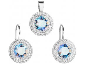 Souprava se Swarovski ELEMENTS 39107.3 light sapphire shimmer