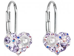 NÁUŠNICE SE SWAROVSKI ELEMENTS 31125.9 VIOLET OPAL