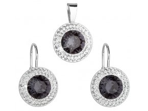 Souprava se Swarovski ELEMENTS 39107.3 graphite