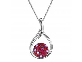 Náhrdelník se Swarovski Elements 32075.3 CHERRY