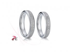 Ocelové snubní prsteny - 003 - Miroslav a Krasomila