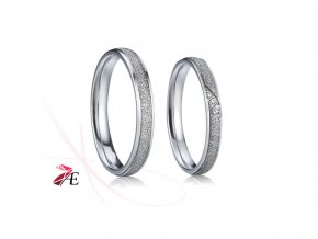 Ocelové snubní prsteny - 007 - Radovan a Lada