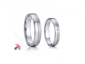 Ocelové snubní prsteny - 008 - Kristián a Mařenka