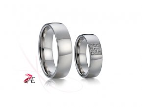 Ocelové snubní prsteny - 016 - Petr a Lucie