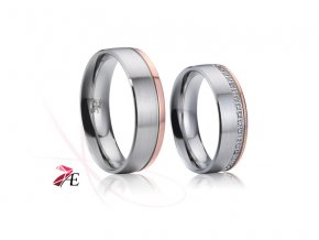 Ocelové snubní prsteny - 024 - Orfeus a Euridika