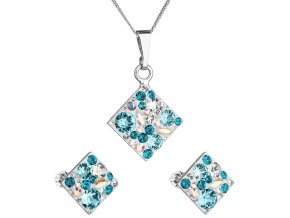 SOUPRAVA SE SWAROVSKI ELEMENTS 39126.3 TURQUOISE