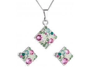 SOUPRAVA SE SWAROVSKI ELEMENTS 39126.3 CHRYSOLITE