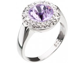 Prsten se Swarovski Elements 35026.3 VIOLET