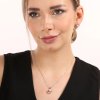 Stříbrná souprava z říčních perel bílá 29023.1