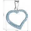 Přívěsek se Swarovski Elements 34093.3 AQUAMARINE