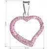 Přívěsek se Swarovski Elements 34093.3 ROSE