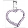 Přívěsek se Swarovski Elements 34093.3 VIOLET