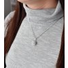 Přívěsek se Swarovski Elements 34080.1 KRYSTAL