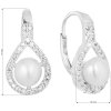 Stříbrné náušnice s perlami 21053.1