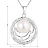 Stříbrný perlový náhrdelník 22029.1
