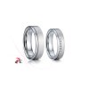 Stříbrné snubní prsteny - 012 925AG - Lancelot a Guinevera