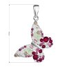 Přívěsek se Swarovski Elements 34192.3 červený motýl sweet love