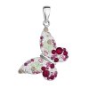 Přívěsek se Swarovski Elements 34192.3 červený motýl sweet love