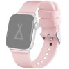 Světle růžový silikonový řemínek na hodinky pro APPLE WATCH 38-40 mm LSXBPS1