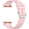 Světle růžový silikonový řemínek na hodinky pro APPLE WATCH 38-40 mm LSXBPR1