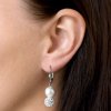NÁUŠNICE SE SWAROVSKI ELEMENTS 31155.1 BÍLÁ