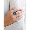 Prsten se Swarovski ELEMENTS 35012.5 BERMUDA BLUE