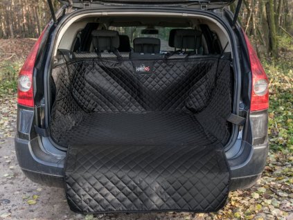 Ochranný potah kufru do auta - černý, max. rozměr 110 x 100 cm