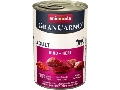 GRANCARNO Adult -  hovězí ,  srdce 400g