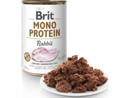 Brit Dog konz Mono  Protein Rabbit 400g