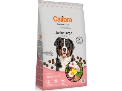 Calibra Dog Premium Line Junior Large 12 kg NOVÝ
