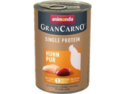 GRANCARNO Single Protein 400 g kuřecí, konzerva pro psy