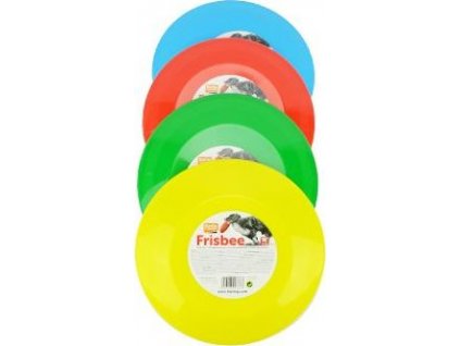 Hračka pes létající talíř plast 23cm různé barvy KAR