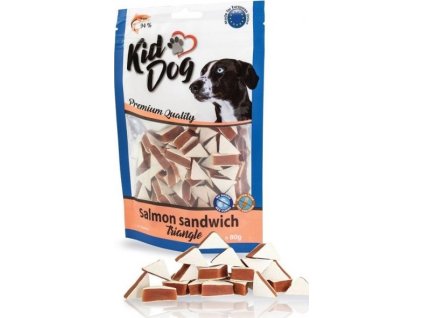 KIDDOG lososové sendvičové trojúhelníčky 80 g