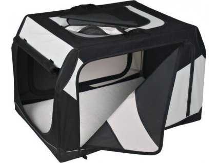 Transportní nylonový box Vario M-L 91x58x61 cm černo-šedý