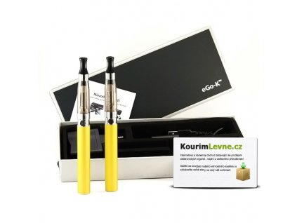 Elektronická cigareta eGo-K 1100mAh Žlutá 2ks