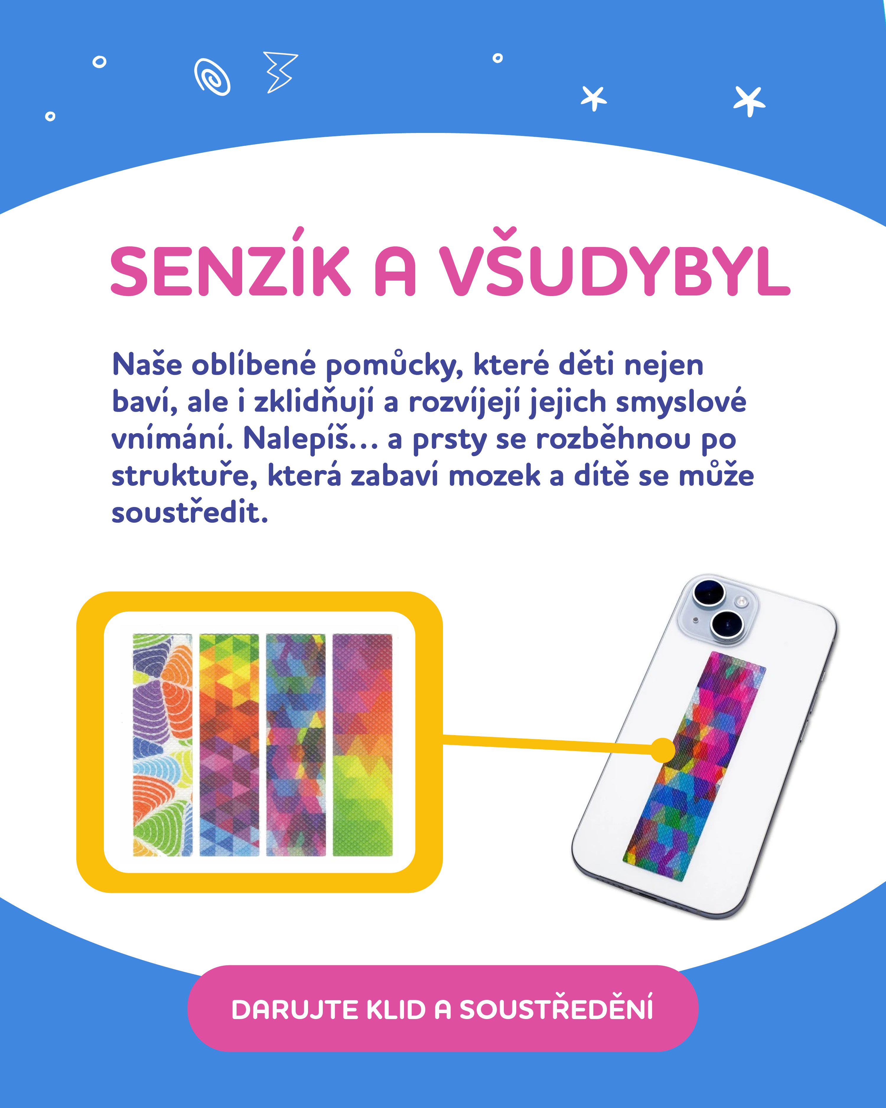 SENZORICKÉ SAMOLEPÍCÍ PÁSKY